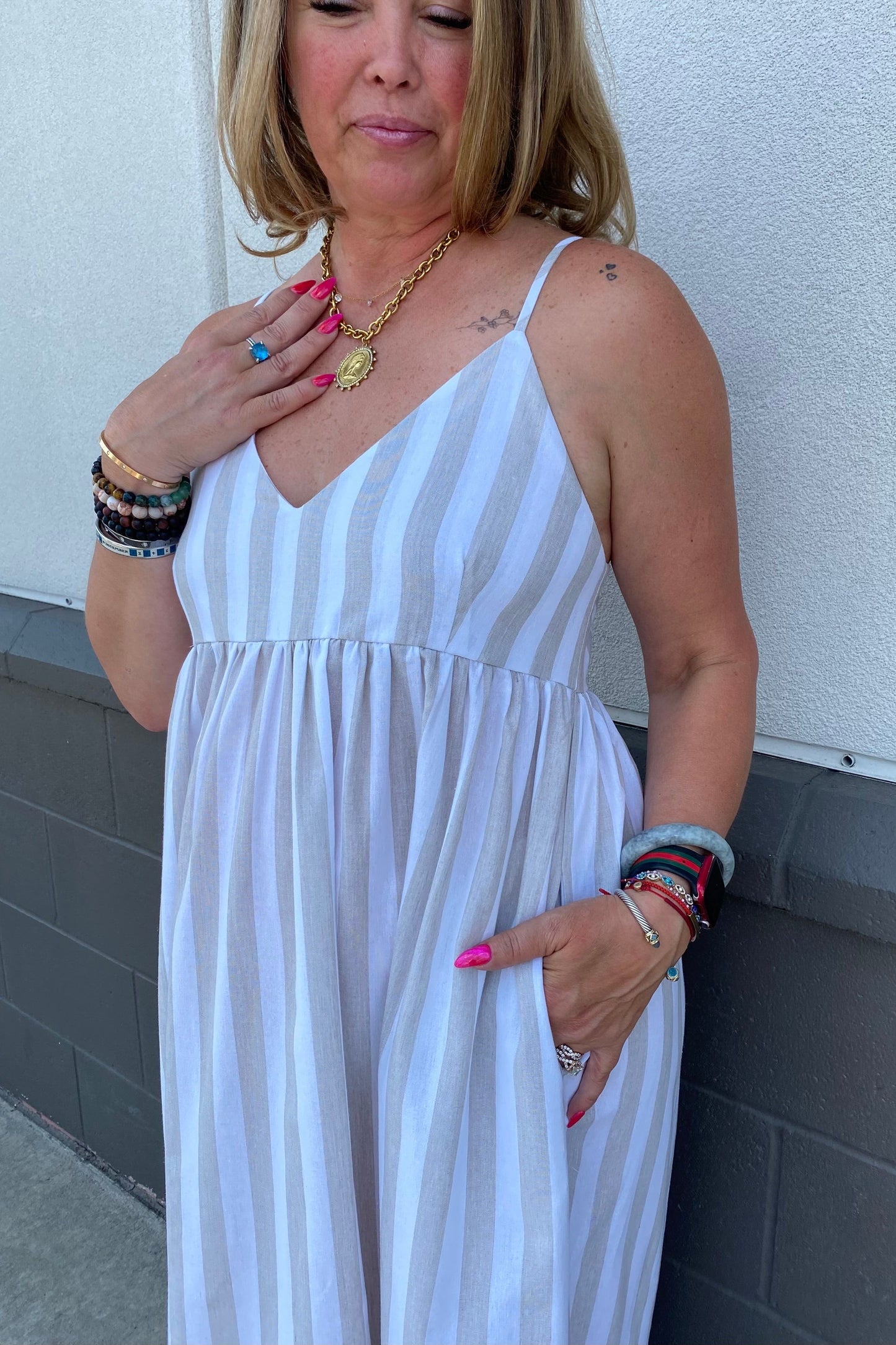 Tiffany Stripe Dress | Swank Boutique