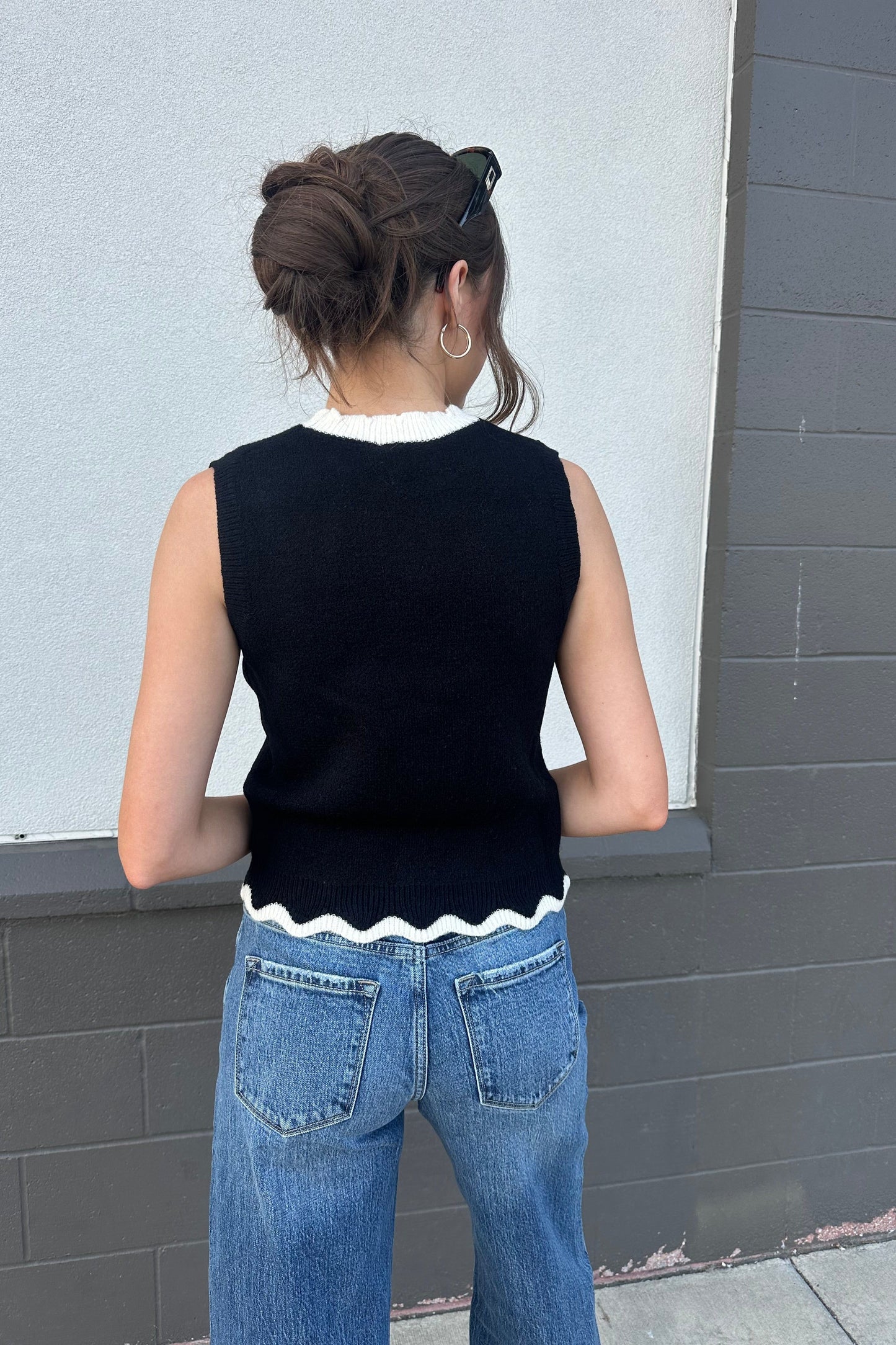 Cuffed Wide Leg Jeans | Swank Boutique