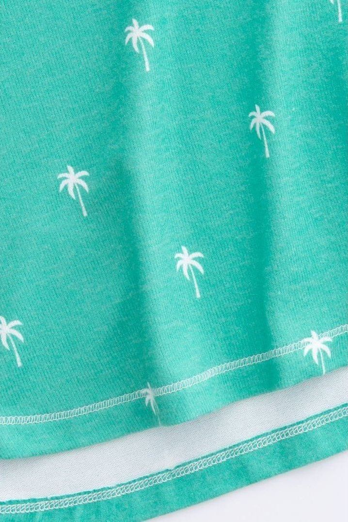Beach More Worry Less - Shorts - Green | Swank Boutique