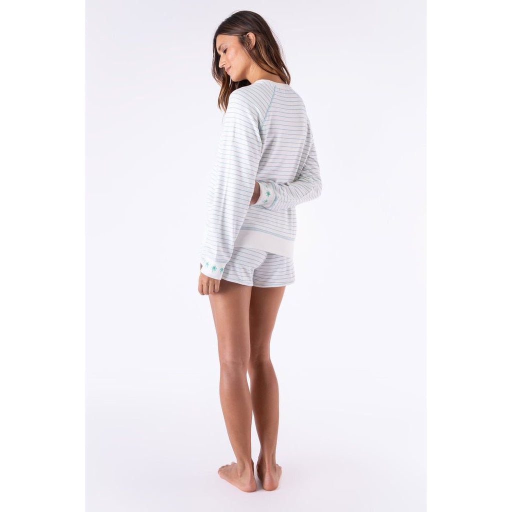 Beach More Worry Less - Shorts - Ivory | Swank Boutique