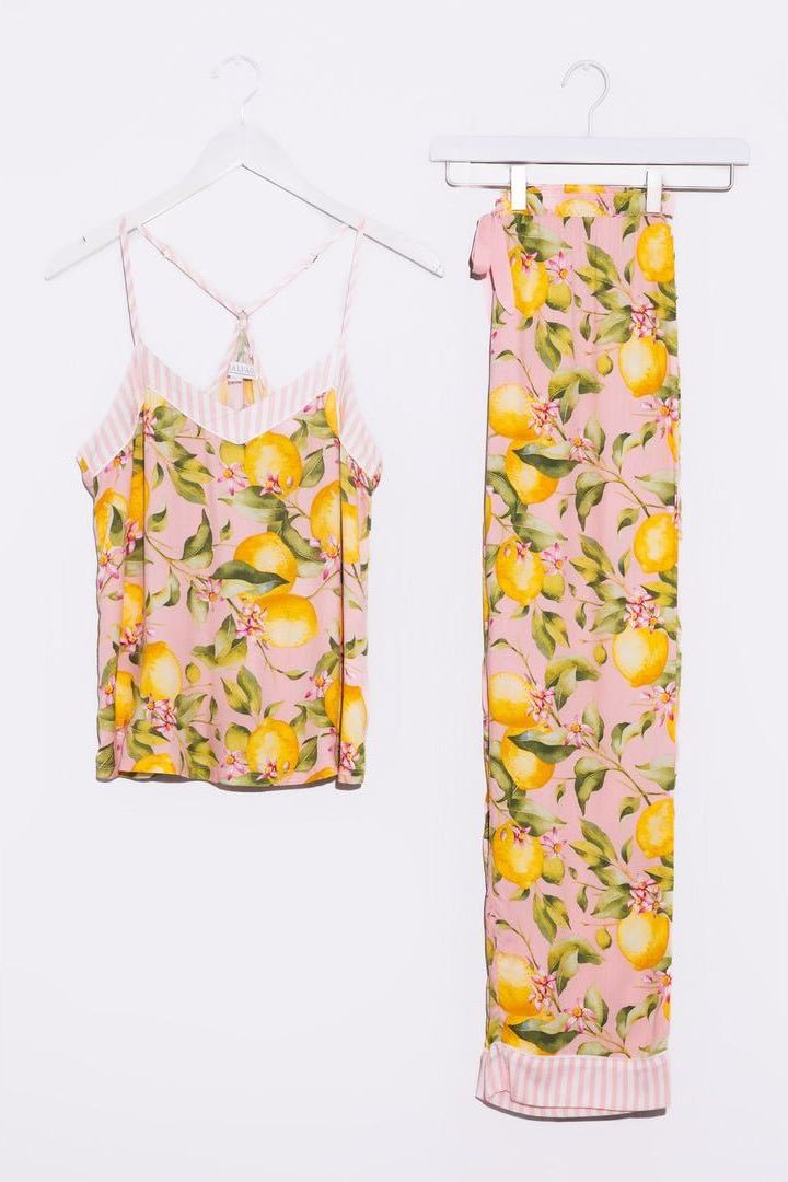 In Full Bloom Cami - Lemon | Swank Boutique