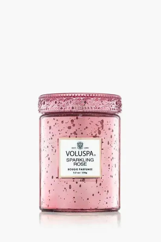 Small Candle Jar - Sparkling Rose | Swank Boutique