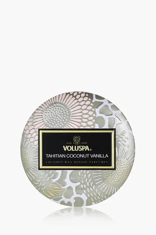 Tahitian Coconut - Mini Tin Candle | Swank Boutique