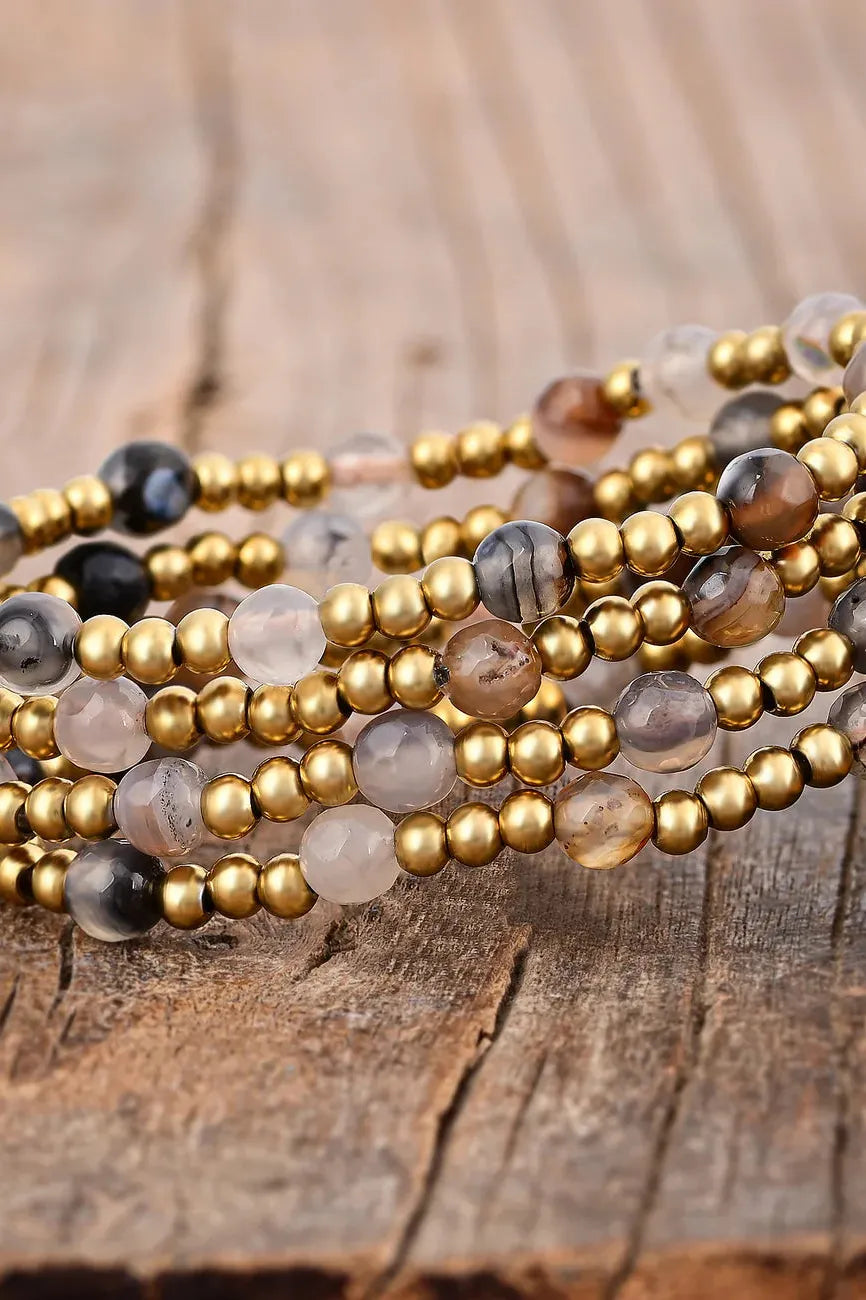 Agate Bracelet Set