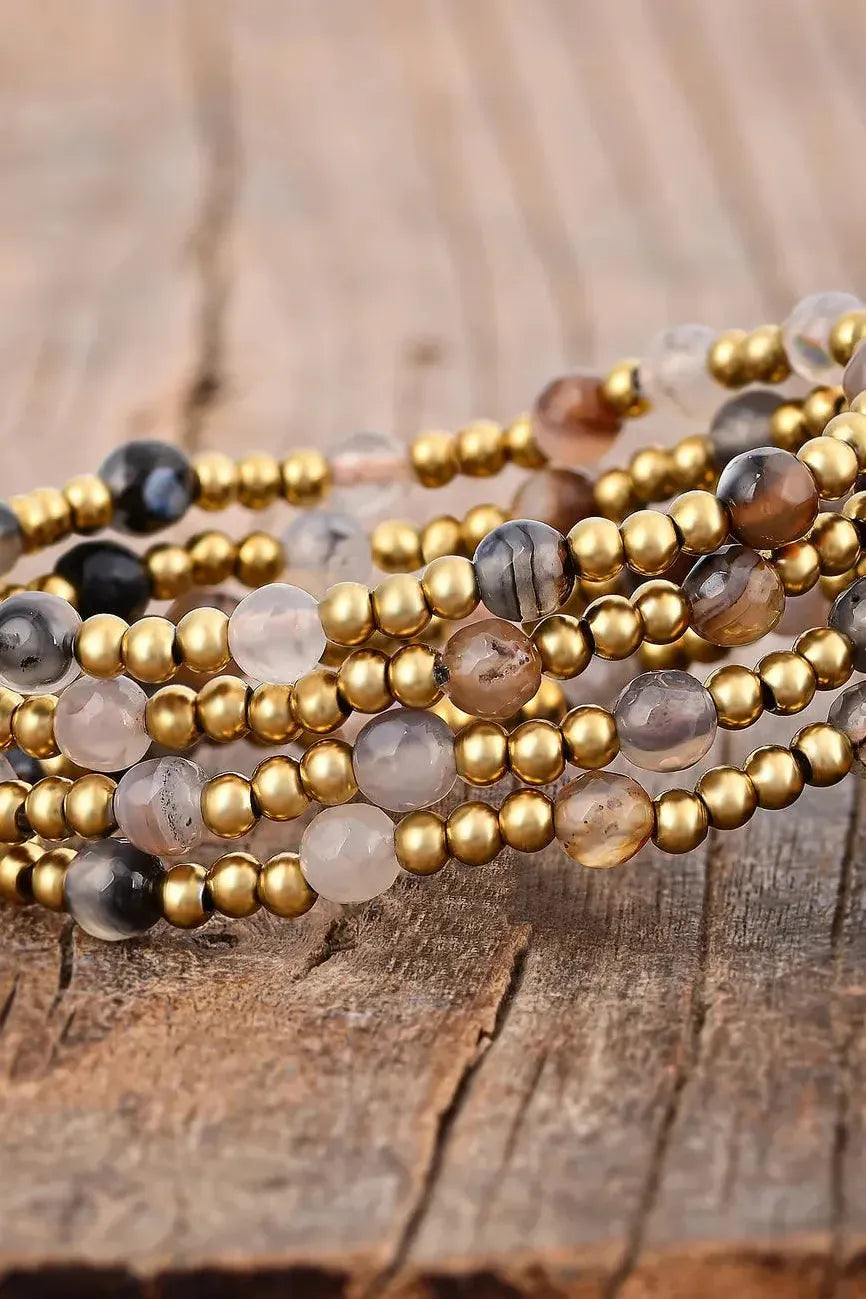 Agate Bracelet Set