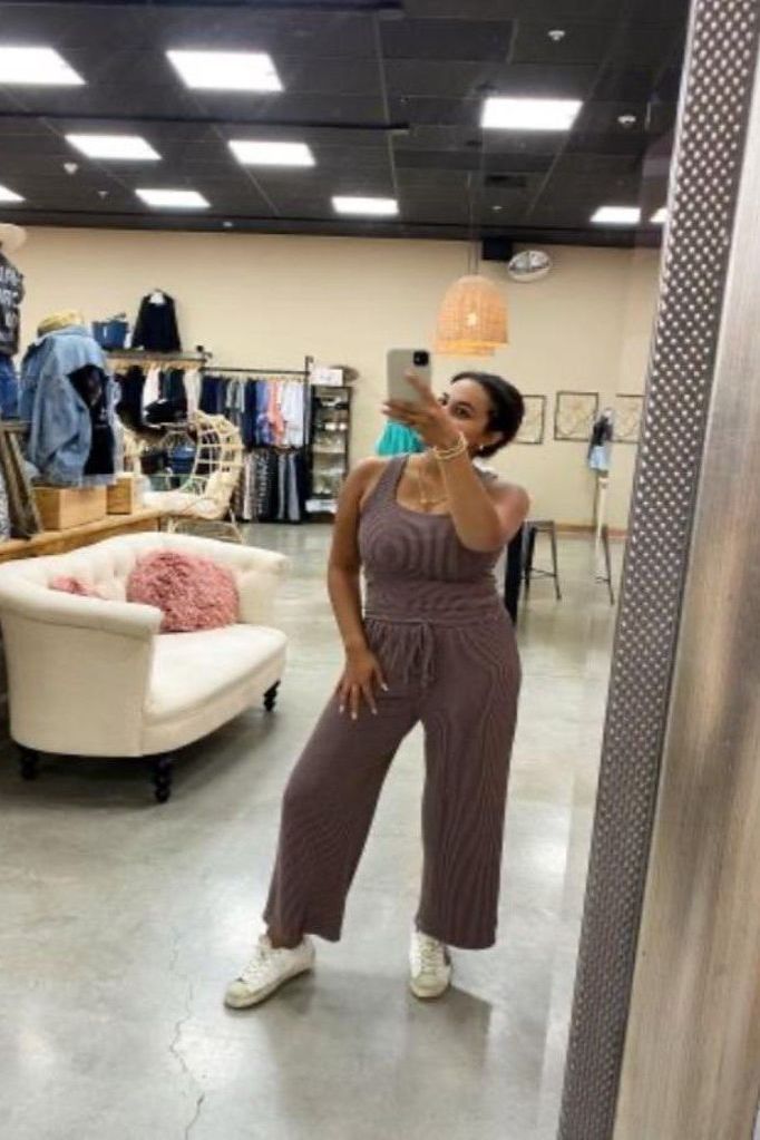 Alia Top - Peppercorn | Swank Boutique
