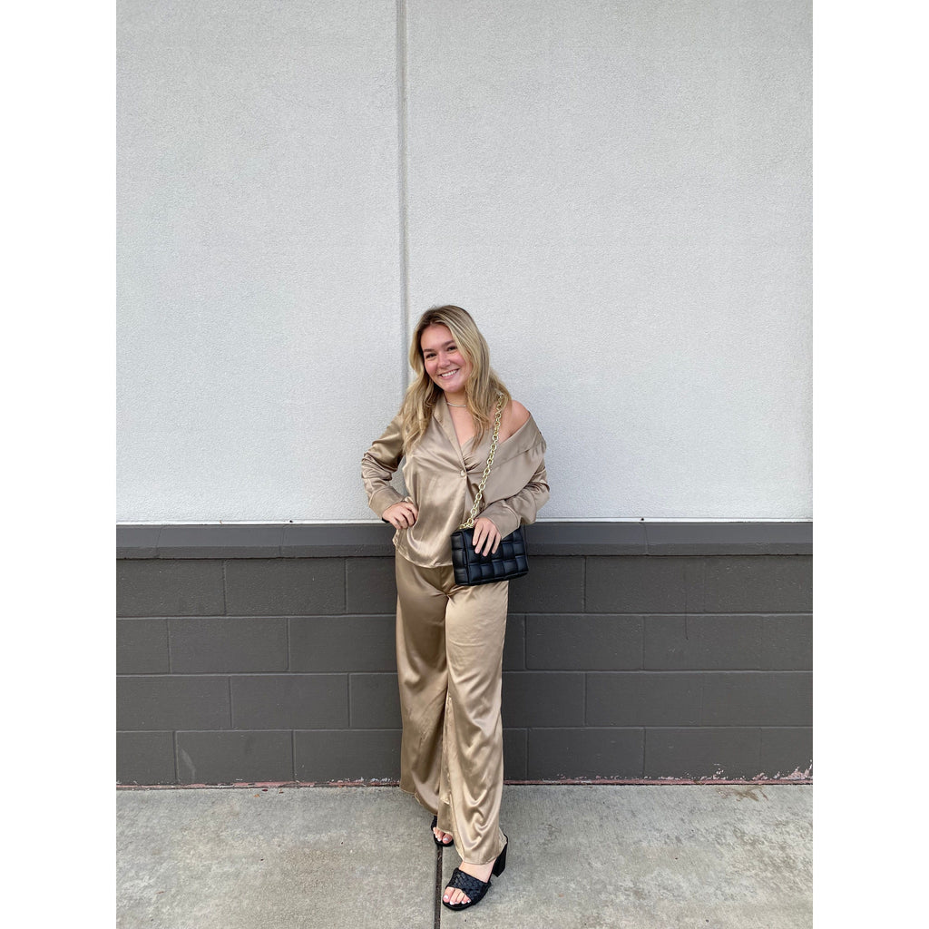 Positively Alluring Pants - Tan | Swank Boutique