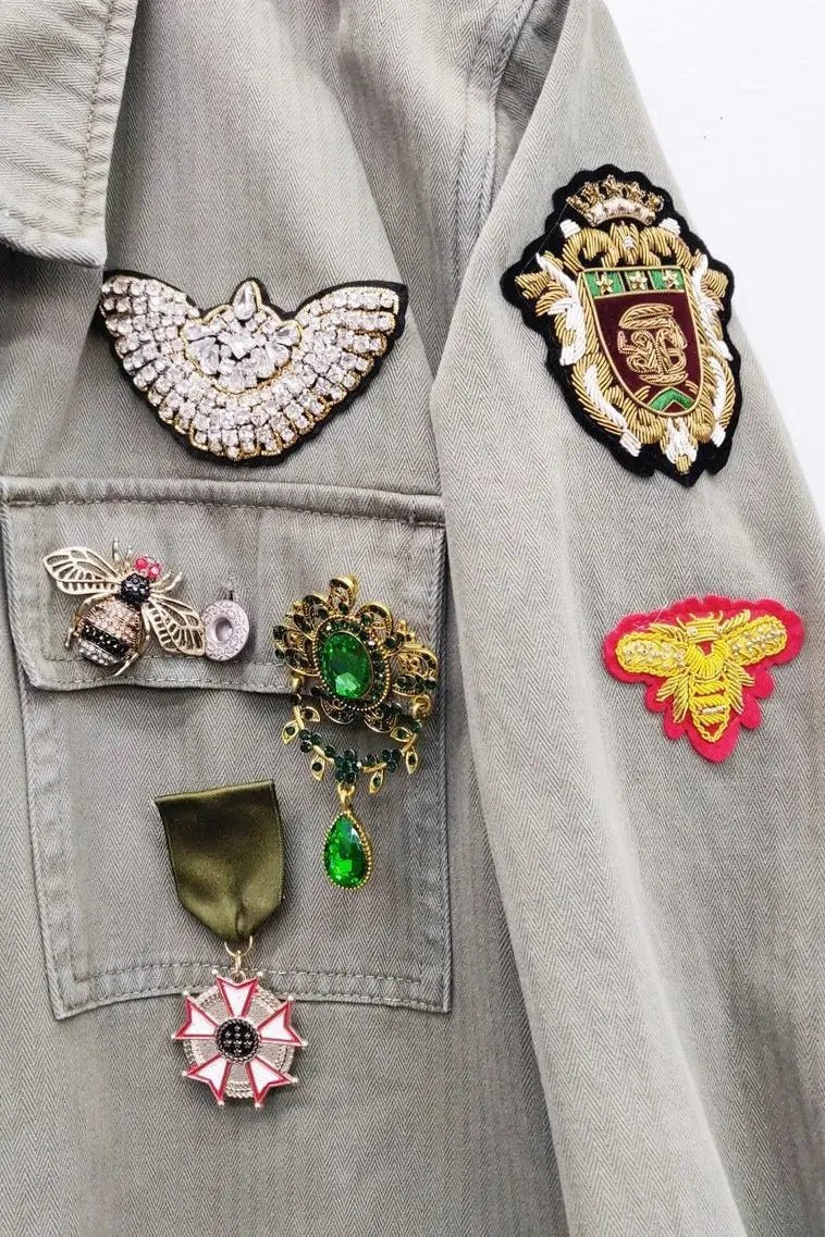 Aria Army Jacket | Swank Boutique