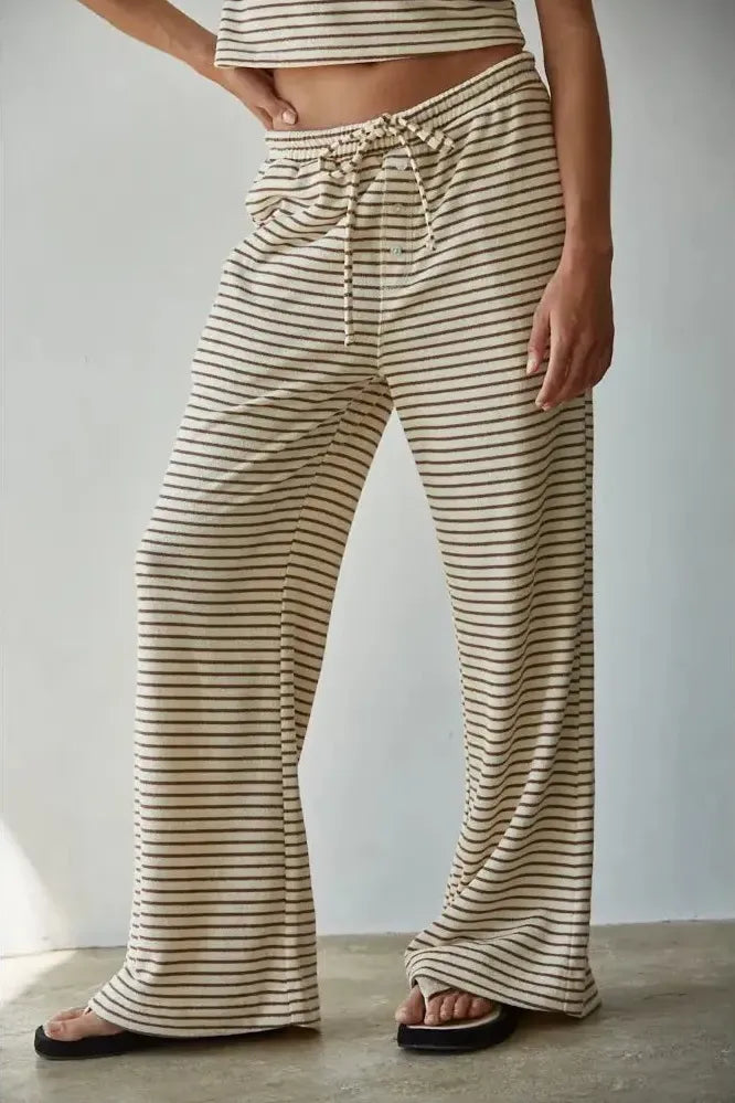 Striped Lounge Pants | Swank Boutique