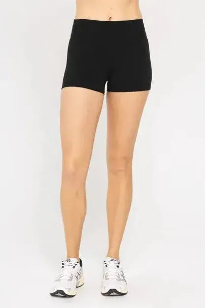 Contour Seam Biker Shorts | Swank Boutique