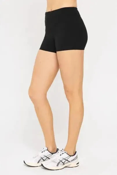 Contour Seam Biker Shorts | Swank Boutique