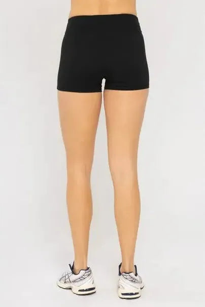 Contour Seam Biker Shorts | Swank Boutique