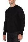 Long Sleeve Crew Neck - Black | Swank Boutique