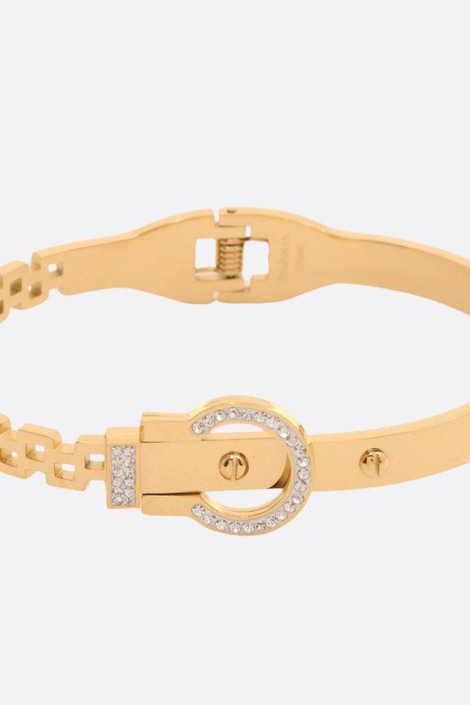 Gold Buckle Bracelet | Swank Boutique