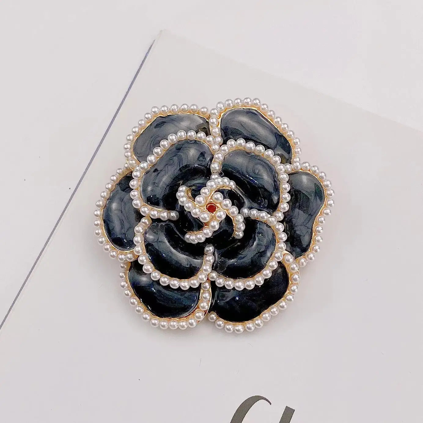Camellia Flower Brooch
