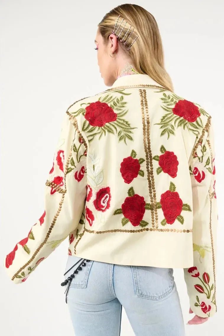 Carmen Embroidered Jacket | Swank Boutique