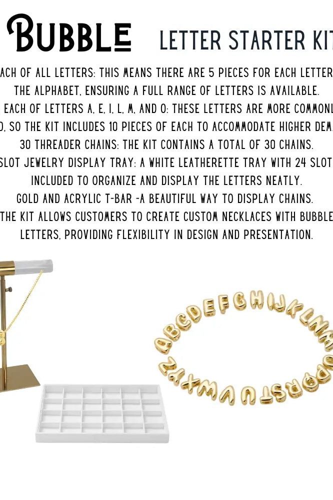 Bubble Letters | Swank Boutique