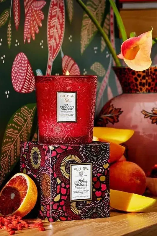 Goji Tarocco Orange - Classic Candle | Swank Boutique