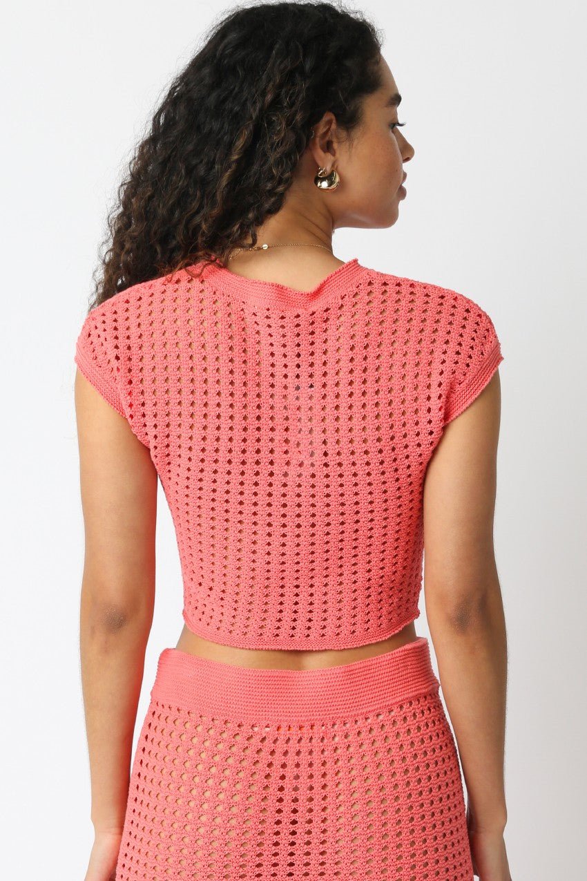 Easy Breezy Top Coral | Swank Boutique
