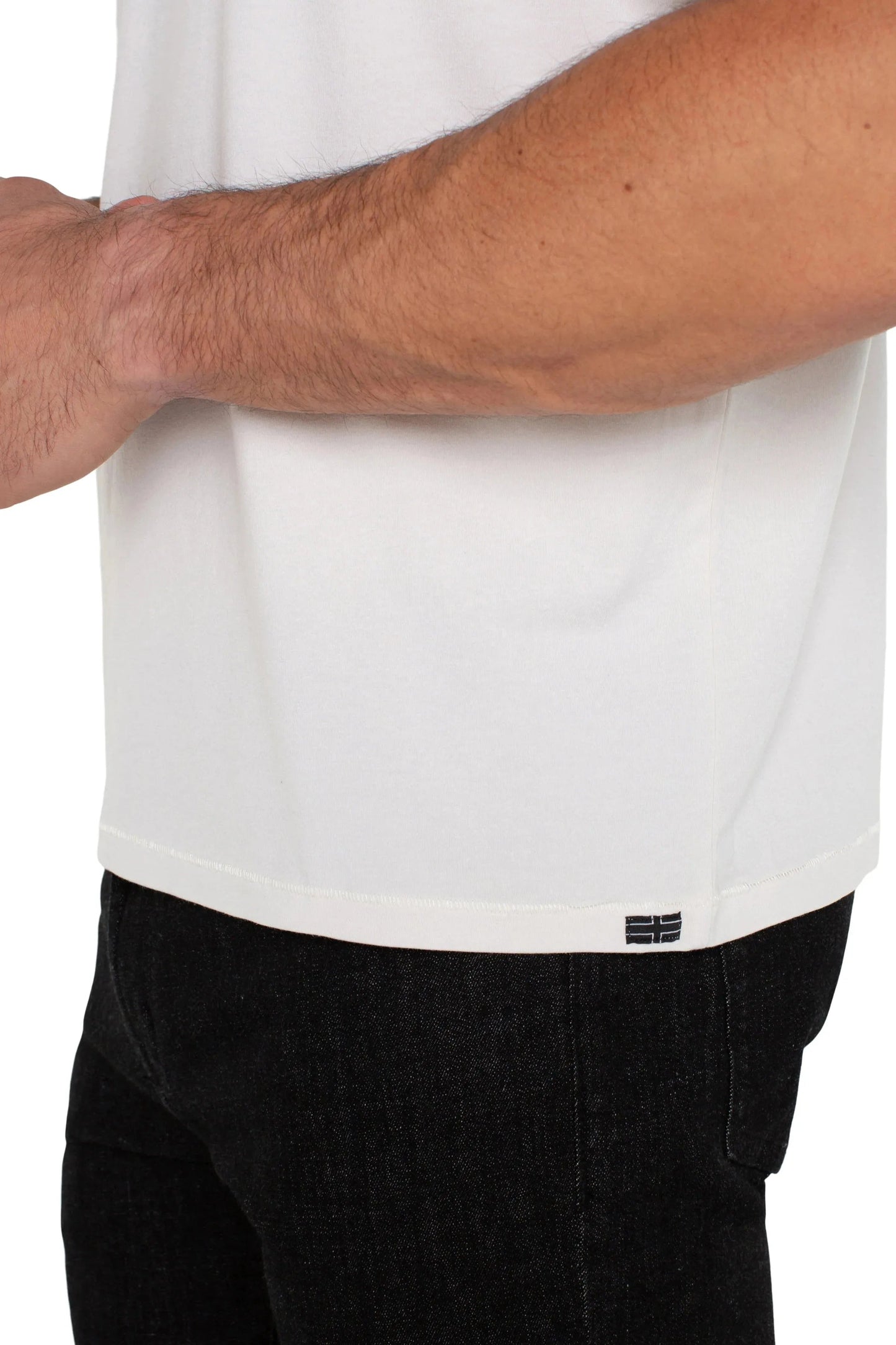 Men's Cream Crew Neck | Swank Boutique