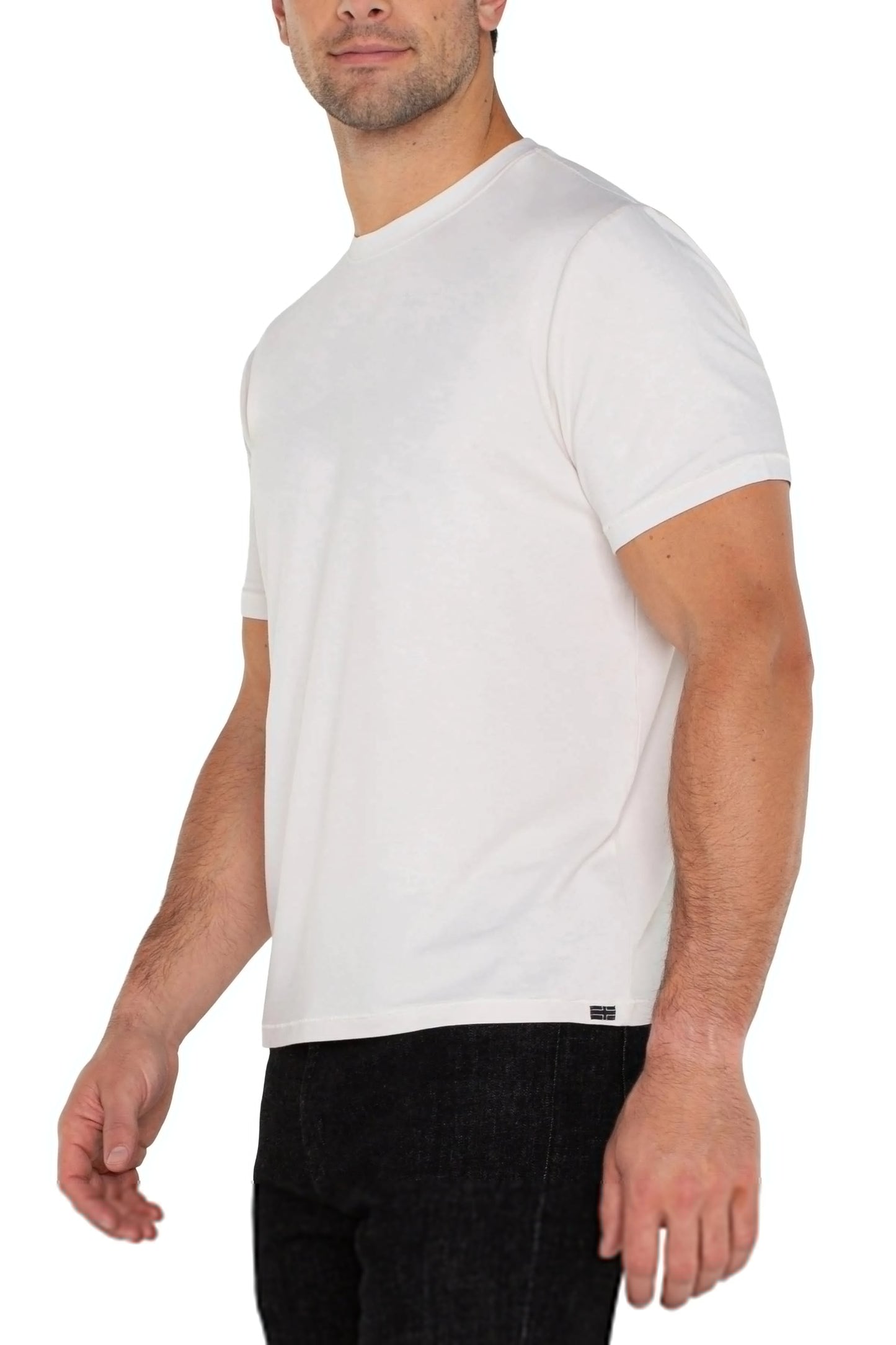 Men's Cream Crew Neck | Swank Boutique