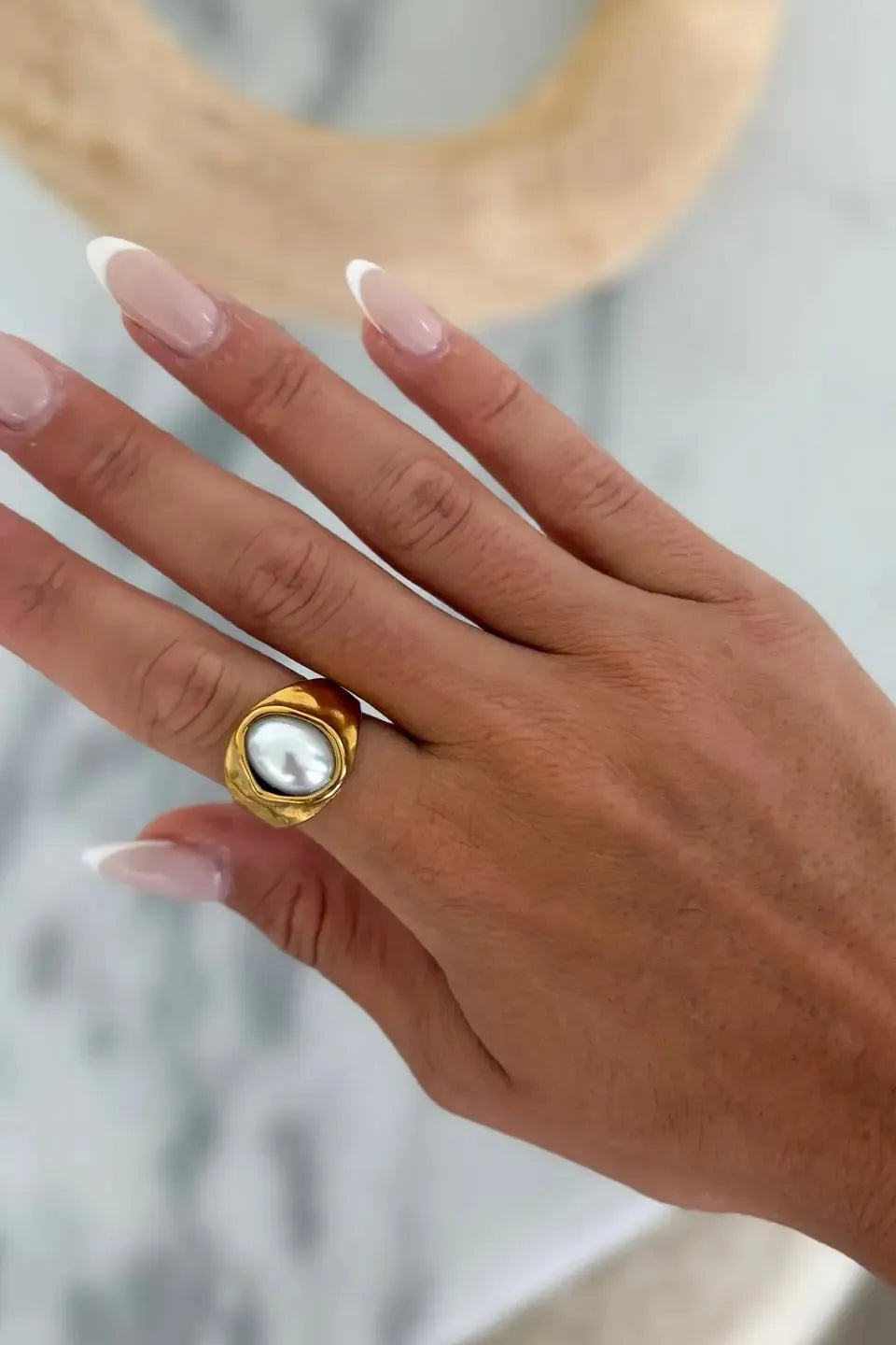 The Pearl Ring | Swank Boutique