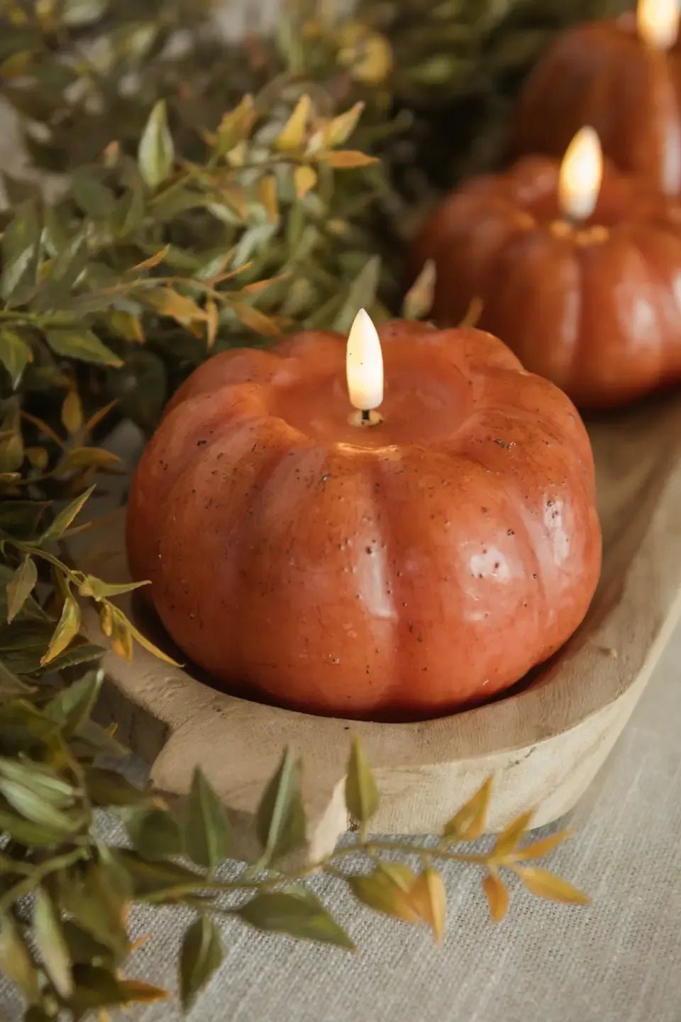 Short Pumpkin Candle - Orange | Swank Boutique
