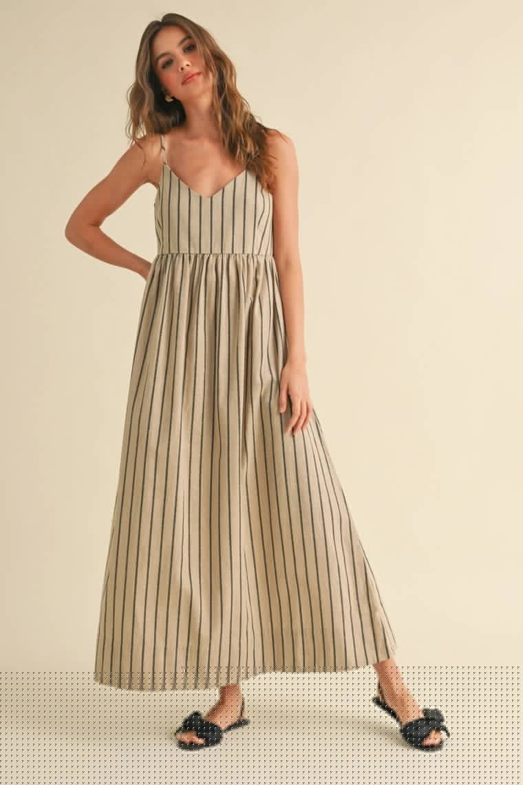 Exquisite Stripe Dress | Swank Boutique