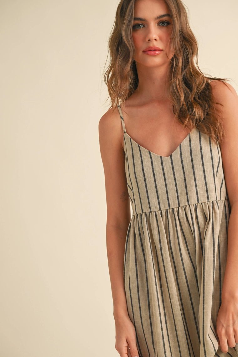 Exquisite Stripe Dress | Swank Boutique
