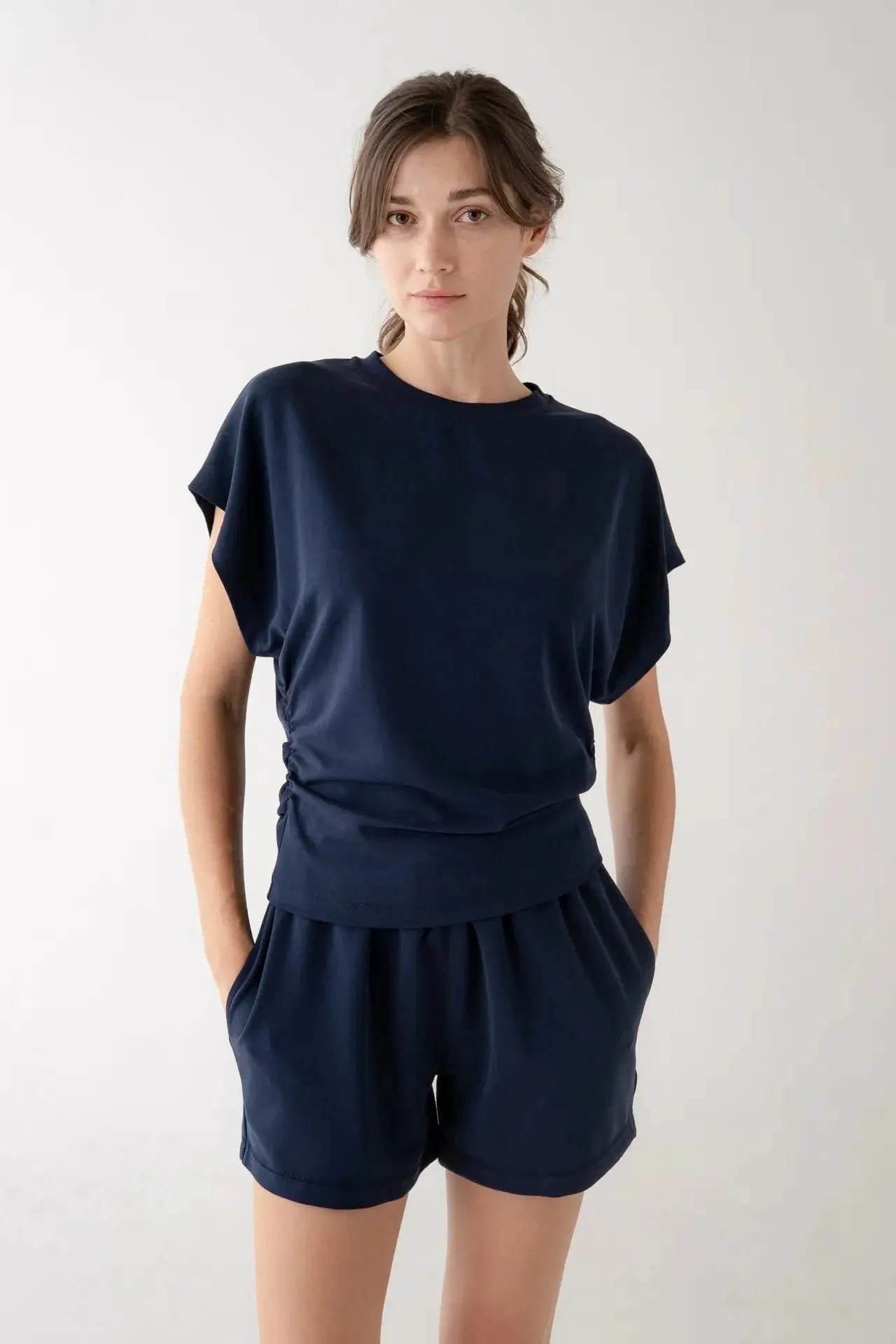 Serafina Side Ruched Top (Copy) | Swank Boutique