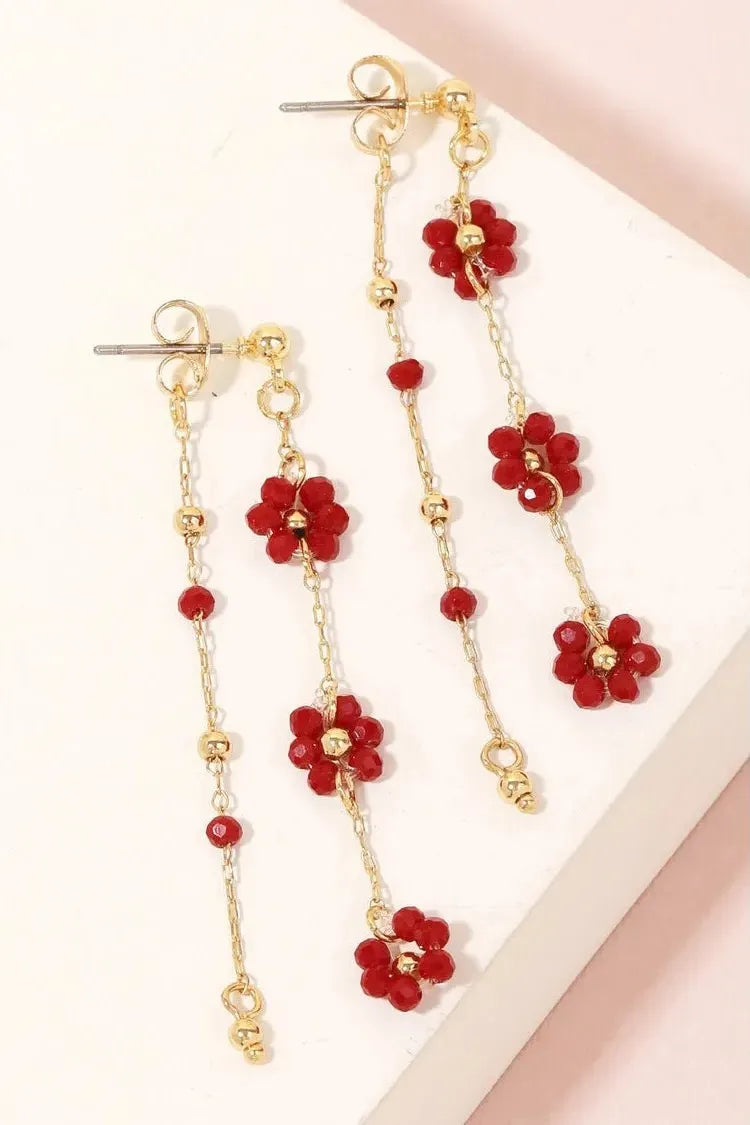 Flower Dangle Earrings | Swank Boutique