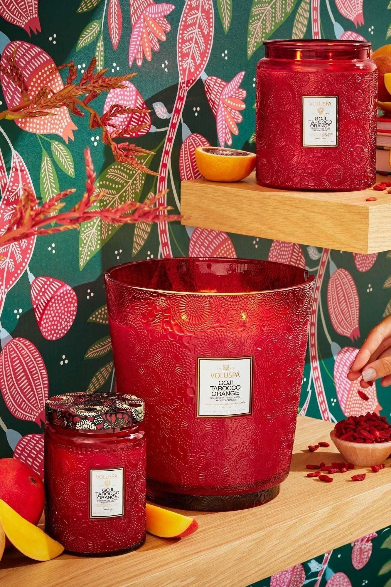 Goji Tarocco Orange - Large Candle | Swank Boutique