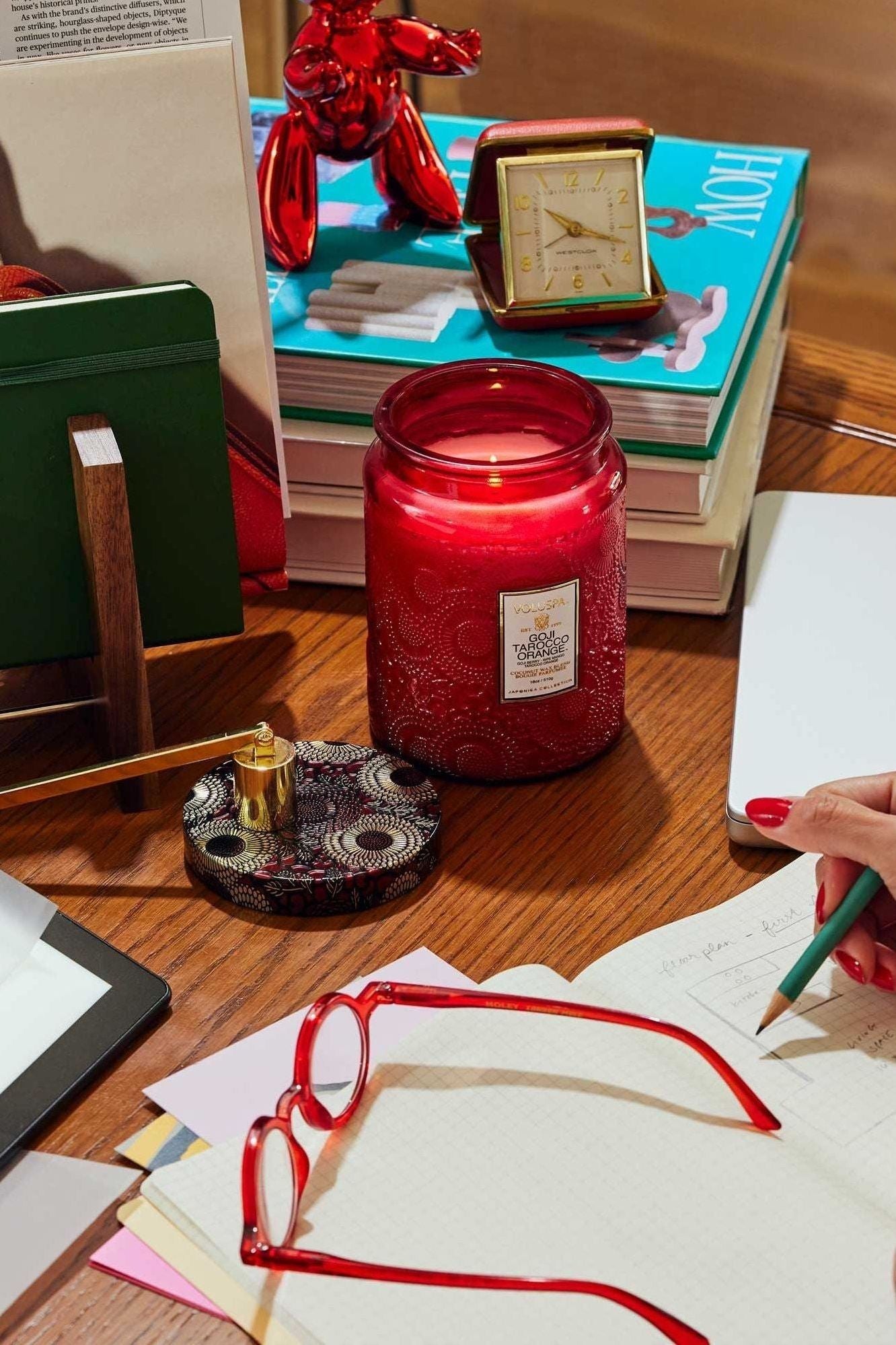 Goji Tarocco Orange - Large Candle | Swank Boutique