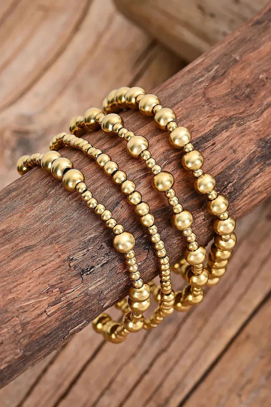 Golden Demure Bracelet Set