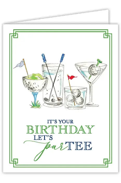 Let's ParTEE Golf Greeting Cards