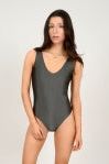 Valentina V Neck Sleeveless Bodysuit | Swank Boutique