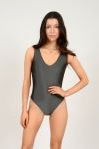 Valentina V Neck Sleeveless Bodysuit | Swank Boutique