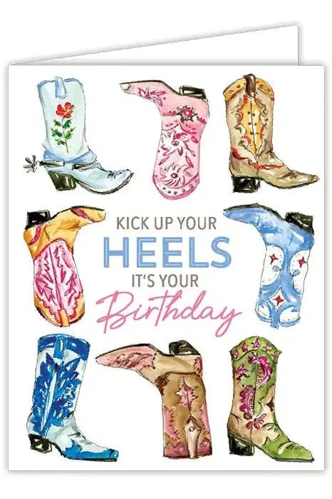 Kick Up Your Heels Greeting Card | Swank Boutique