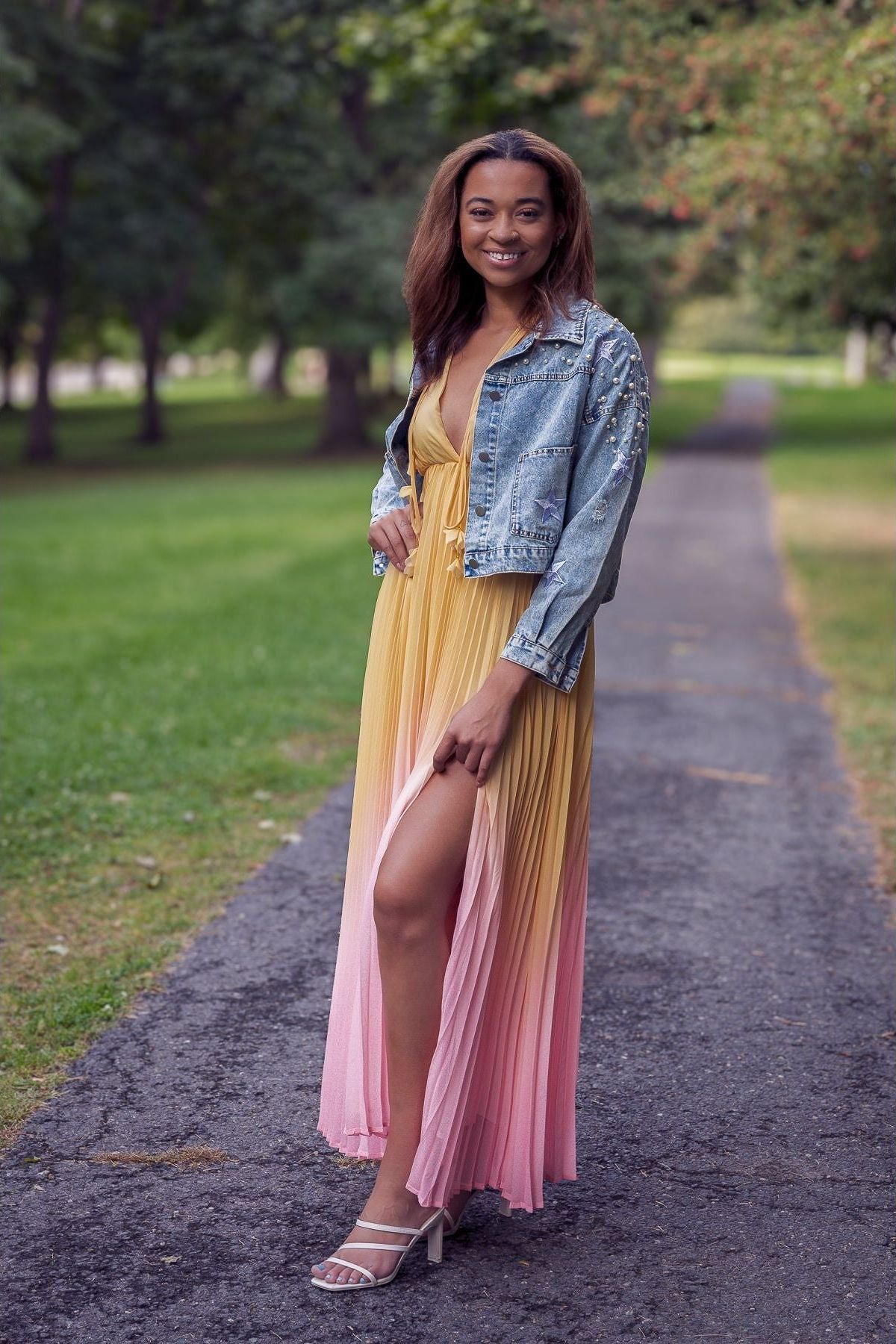 Holly Pleated Maxi Dress | Swank Boutique