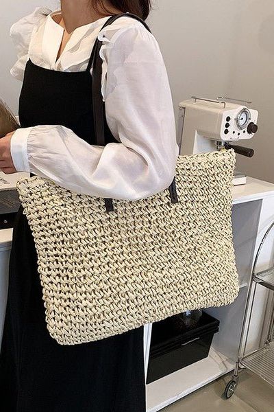 Giselle Straw Tote Bag | Swank Boutique