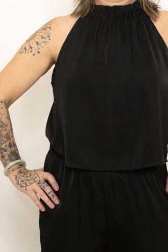 Kristy Top Black | Swank Boutique