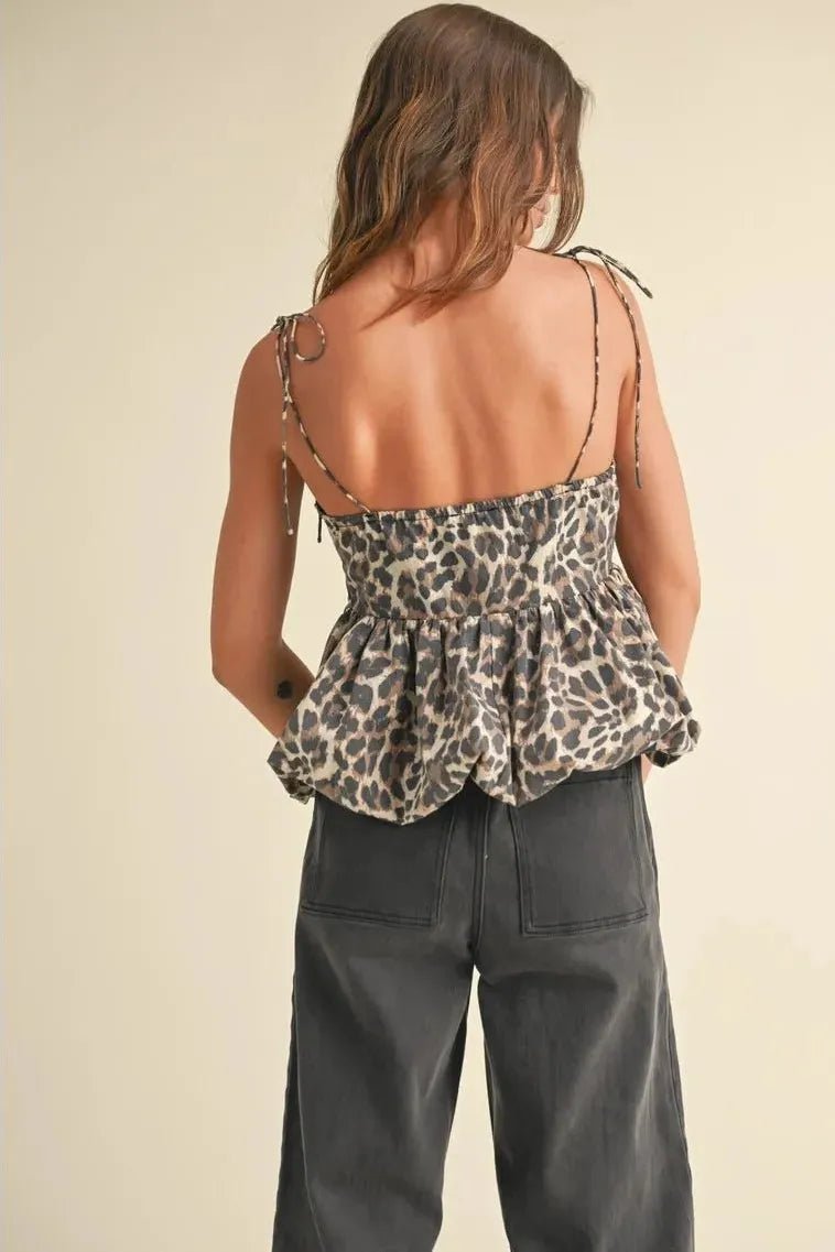Leopard Print Top | Swank Boutique