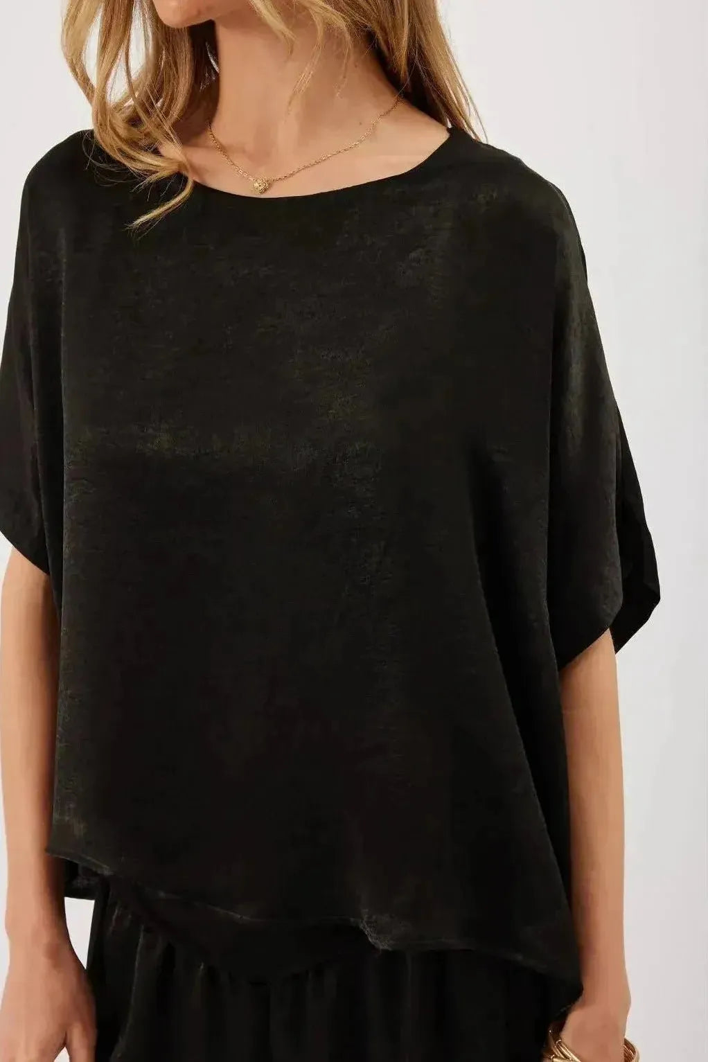 Lindsay Top - Black | Swank Boutique