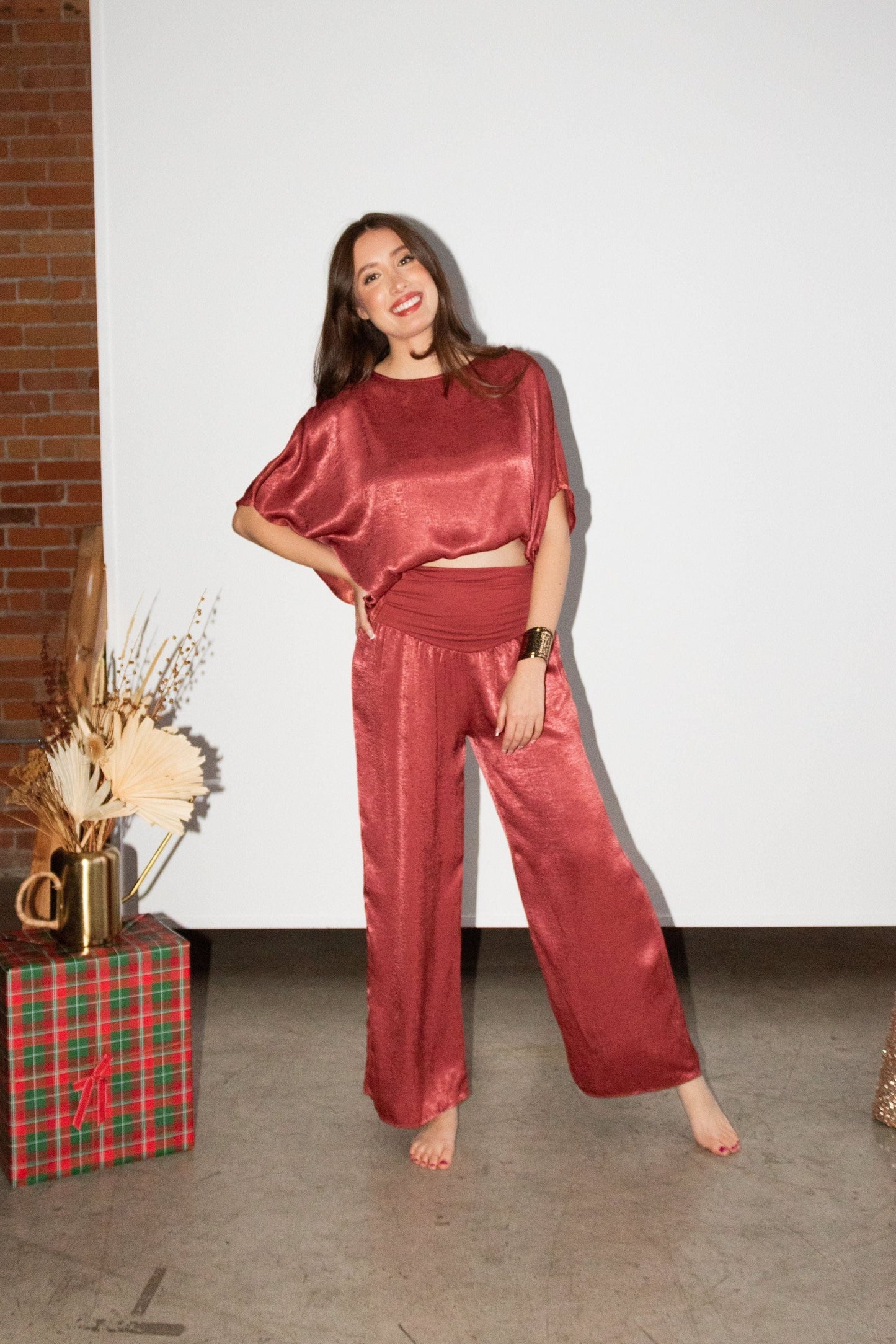 Lindsay Top - Nutmeg | Swank Boutique