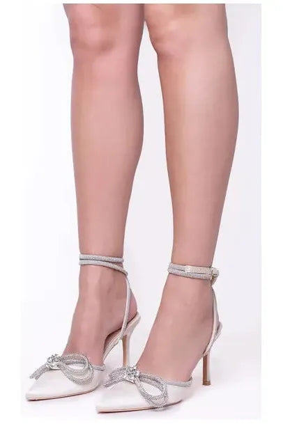 Lux Satin High Heel | Swank Boutique