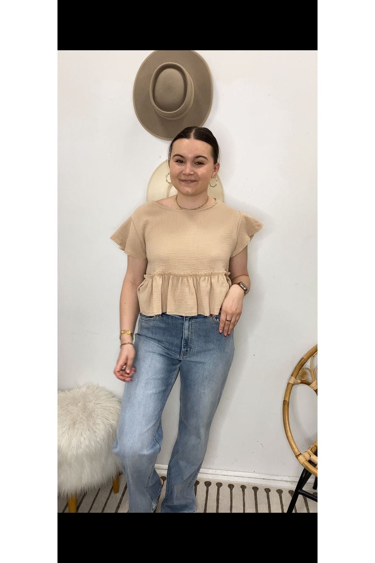 Mandy Peplum Blouse