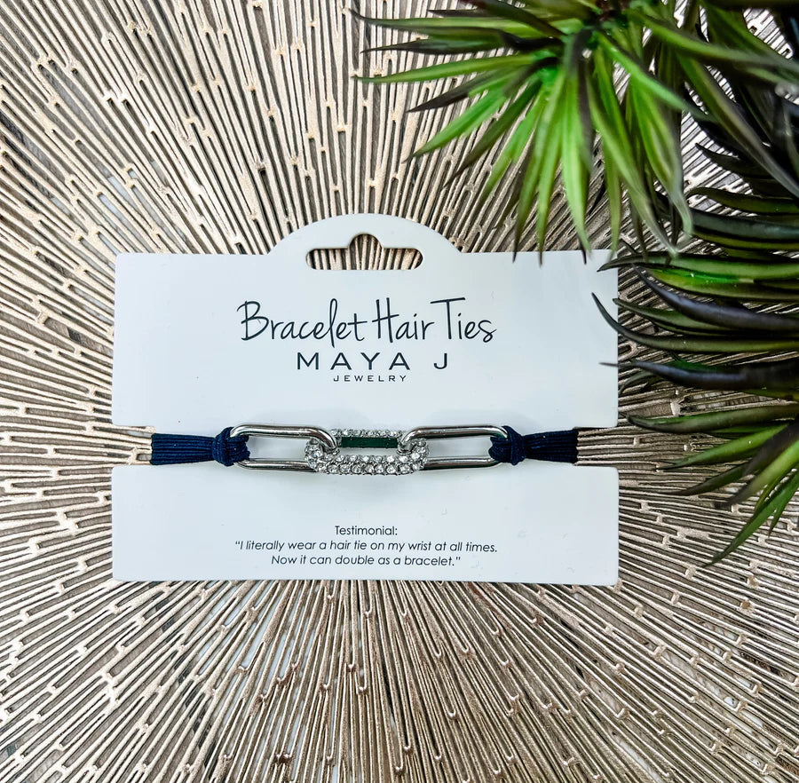 Crystal Bracelet Silver Hair Square