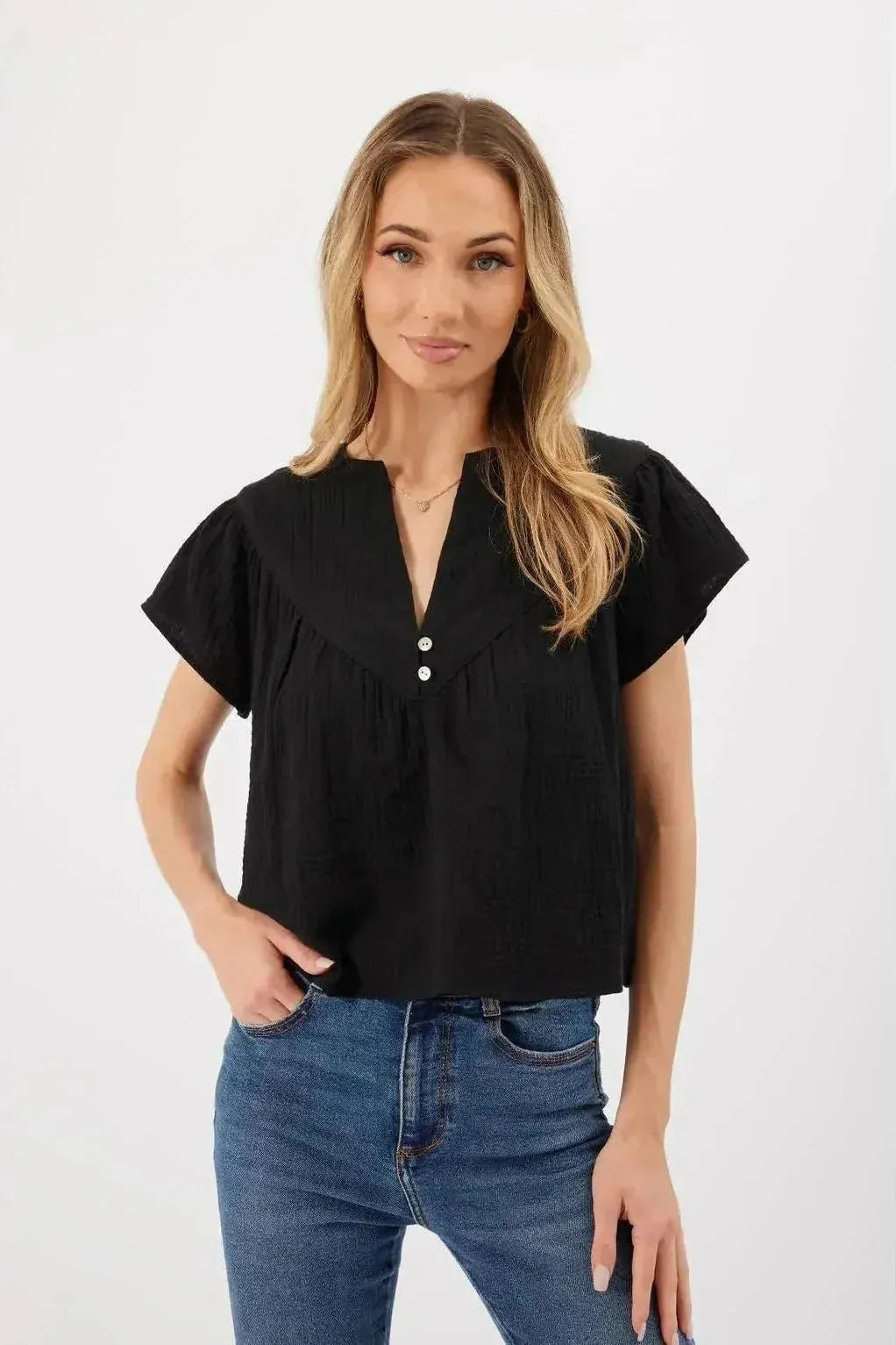 Miller Cotton Top | Swank Boutique