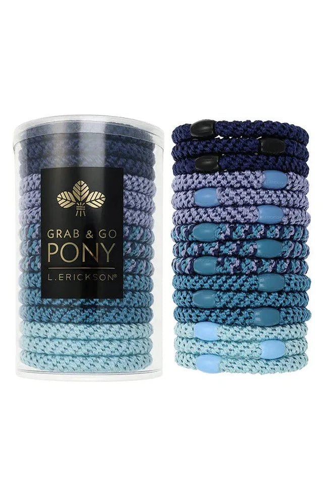 Grab & Go Pony Tube - Neptune | Swank Boutique