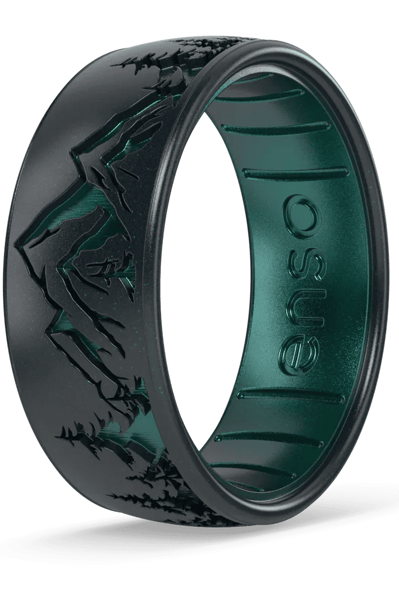 Etched - Black Pearl Ring | Swank Boutique